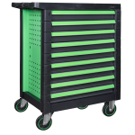 CARRELLO UTENSILI 9 CASSETTI VERDE JBM