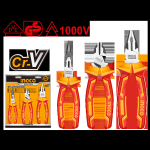 SET 3 PINZE ISOLATE INGCO