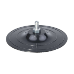 WOLFCRAFT 1 Platorello velcro gambo 8mm ø125