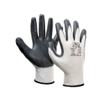 GUANTO IN NYLON SPALMATO IN NITRILE GRIGIO CUS