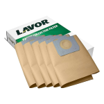 LAVORWASH KIT 5 FILTRI RACCOGLITORI X ASPIRATORI 30 LT LAVOR W