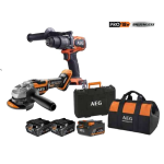 KIT MINIFLEX + AVVITATORE 18V + 3 BATTERIE 4AH AEG