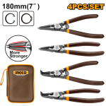 SET 4 PINZE X ANELLI INGCO