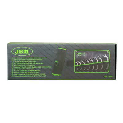 SET DI 8 CHIAVI TIPO C POLIGONALI JBM