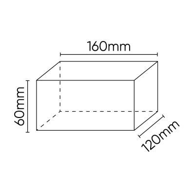 TAMPONE IN GOMMA X PONTE 160X120X60MM JBM