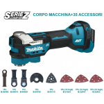 UTENSILE MULTIFUNZIONE 18V BL+35ACC. MAKITA