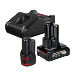 ROBERT BOSCH KIT 2 BATT.12V 2AH+4AH + CARICABATT.BOSCH
