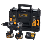 Kit trapano XR 18V + Avvitatore impulsi 206Nm XR 18V 5Ah McLaren DEWALT