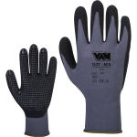 EUROPROTECTION NM-DMN GUANTO NEW MED DOT MIX SPALMATO IN NITRILE CON PUNTINATURA