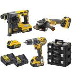 DEWALT KIT TASS DCH273+KIT 4 UTEN.273+796+405+887+4B 18V 5AH+2 CARIC.
