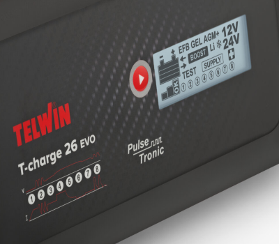 CARICABATTERIE T-CHARGE 26 EVO 12V/24V TELWIN