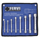 FERVI SET CHIAVI A TUBO ESAGONALI 8PZ