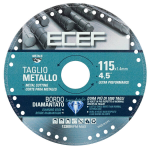 DISCO DIAMANTATO TAGLIO FERRO 230MM ECEF
