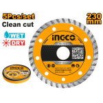 DISCO DIAM.TURBO 230MM INGCO