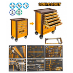 CARRELLO PORTATTREZZI 328PZ INGCO