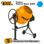 BETONIERA 180L 0.8KW 28RPM INGCO