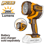 INGCO LAMPADA DA LAVRO A BATT.20V