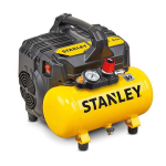 NUAIR COMPRESSORE PORTATILE SILENZIOSO 6Lt DST 100/8/6 STANLEY