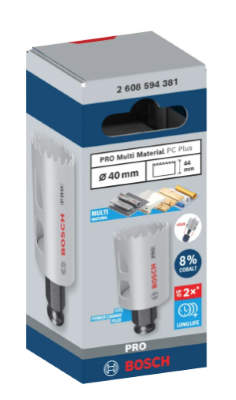 Sega a tazza PRO Multi Material PC Plus, 40 mm