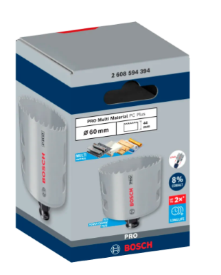 Sega a tazza PRO Multi Material PC Plus, 60 mm