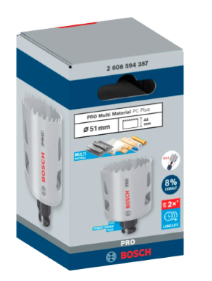 Sega a tazza PRO Multi Material PC Plus, 51 mm