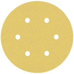 Foglio abrasivo Expert C470 6 fori Ø150 mm, 6pz (G60/120/240)