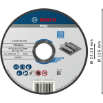 Mola da taglio PRO Metal, 125x1,6x22,23 mm