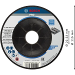Mola da sbavo PRO Metal, 115x6x22,23 mm
