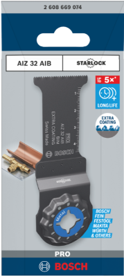Lama per utensile multifunzione PRO AIZ 32 AIB, 32 x 50 mm