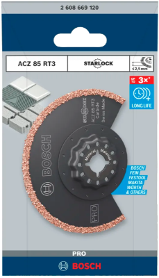 Lama per utensile multifunzione PRO ACZ 85 RT3, 85 x 2,5 mm,1pz