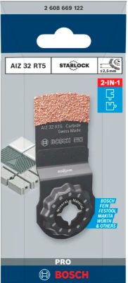 Lama per utensile multifunzione PRO AIZ 32 RT5, 2,5 x 32 mm,1pz