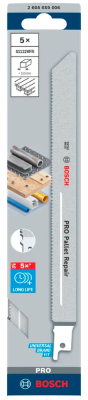 Lama sega universale PRO Pallet Repair S1132VFR, 0,9 x 19 x 225 mm, 5 pz