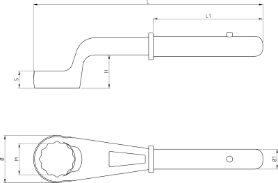 BETA CHIAVI POLIGONALI CURVE CON LEVA MAN 36