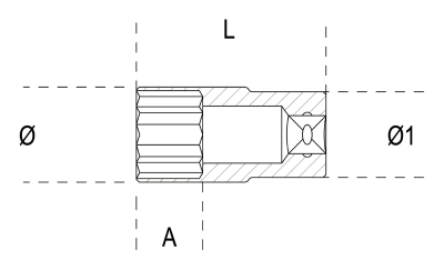 BETA BUSSOLE LUNGHE POLIG L1/4 AS/MBL 3/8