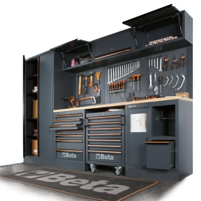 BETA ARREDI PRO 3MT PIANO INOX + ARMADIO