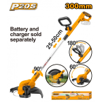 INGCO TAGLIAERBA A BATT.20V