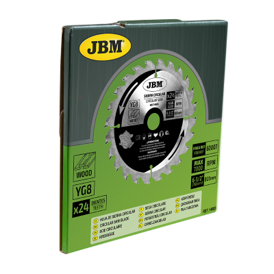 SEGA CIRCOLARE 24 DENTI PER LEGNO JBM