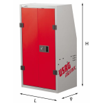 USAG 5002 F1 ARMADIO SPOGLIATOIO