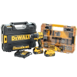 TRAPANO AVVITATORE 18V 2x5Ah + Caricabatterie + TSTAK DEWALT