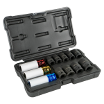 SET DI 12 BUSSOLE PNEUMATICHE ESAGONALI 1/2" JBM