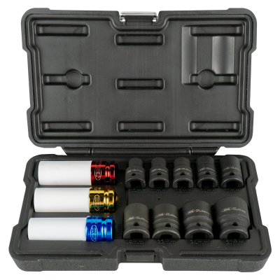 SET DI 12 BUSSOLE PNEUMATICHE ESAGONALI 1/2" JBM