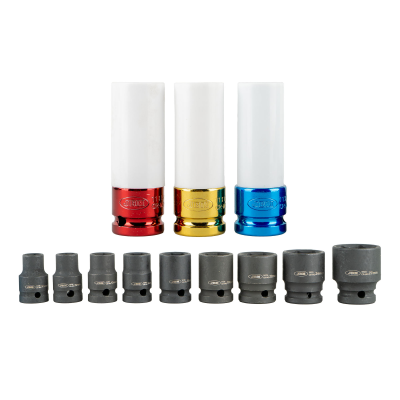 SET DI 12 BUSSOLE PNEUMATICHE ESAGONALI 1/2" JBM