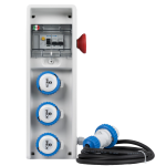 FANTON QUADRO U150 ASC IP65 3CEE/2PT/CAVO/EMER FME