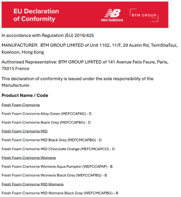SCARPA FRESH FOAM CREMORNE NEW BALANCE 