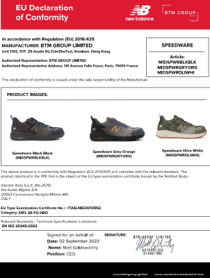 SCARPA SPEEDWARE NEW BALANCE 