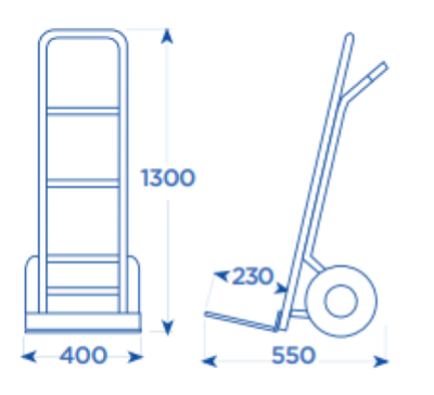 OMCN CARRELLO PORTA SACCHI E PORTA FUSTI