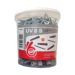 UV 8 S tass c/vite (barattolo 250+250pz) FISCHER