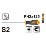 CACCIAVITE PHILLIPS 6-125MM INGCO