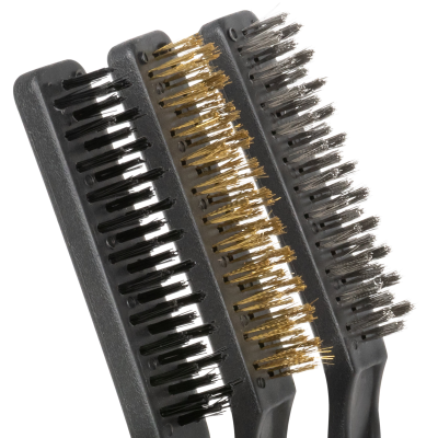 SET DI 3 SPAZZOLE MELALLICHE JBM
