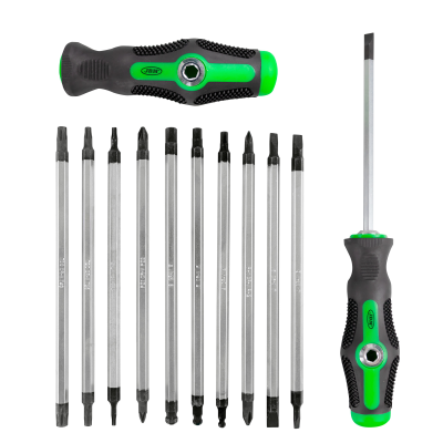 SET DI CACCIAVITI CON IMPUGNATURA INTERCAMBIABILE JBM